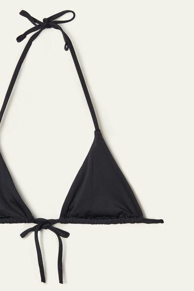 Black Triangle Bikini Top, Black, large image number 6