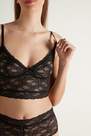 Tezenis - Black Bra Top And French Knickers Set
