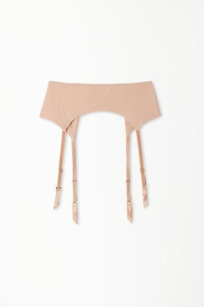 Beige Adjustable Lacing Thigh Suspenders, , large image number 4