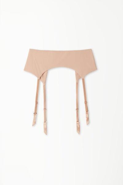 Tezenis - Beige Adjustable Lacing Thigh Suspenders