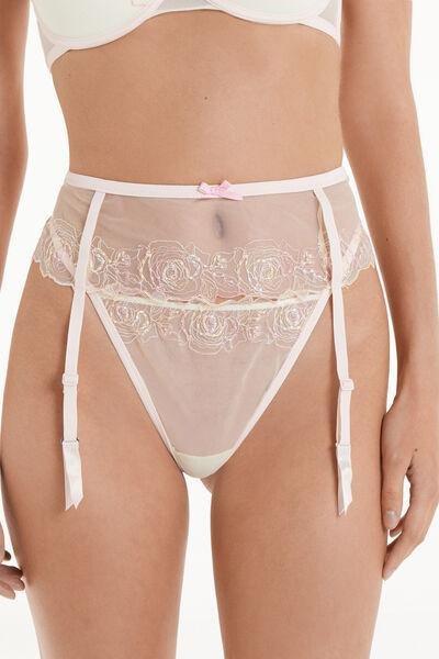Ivory Light Roses Suspenders, 5701_688V, large image number 0