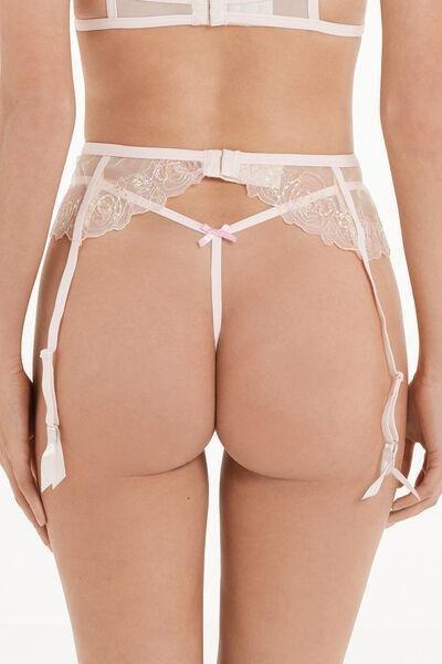 Ivory Light Roses Suspenders, 5701_688V, large image number 2