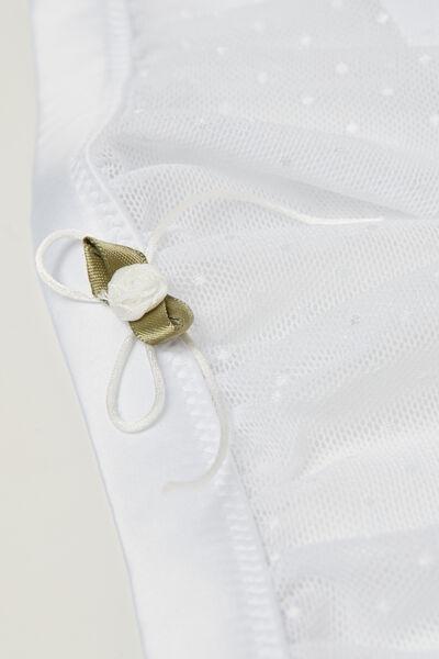 White Fancy Bride Suspenders, , large image number 2
