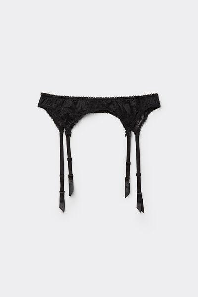 Black Noir Opulence Suspenders, Black, large image number 4