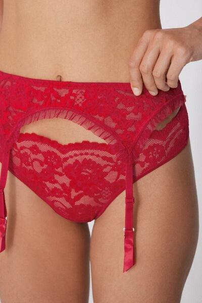 Red Romantic Fantasy Suspenders, 5701_873V, large image number 3