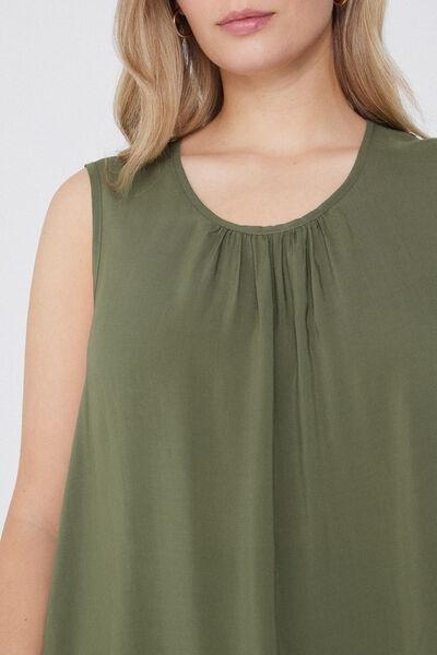Green Canvas Camisole, 5701_580W, large image number 3