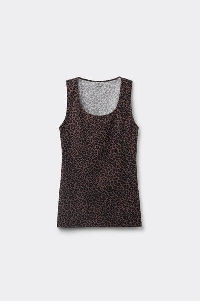 Multicolour Printed Padded Short Sports Thin Straps Top, 5701_219Z, large image number 2