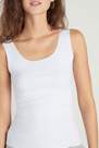 Tezenis - WHITE Raw-Cut Cotton Camisole