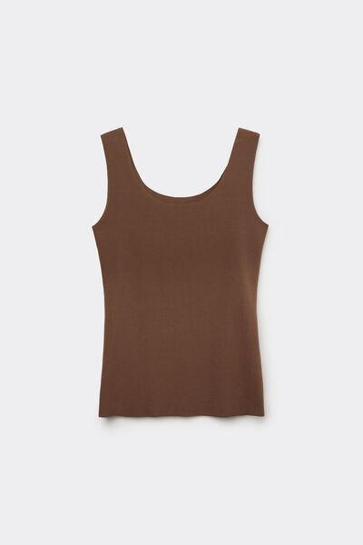 Beige Laser-Cut Camisole, , large image number 4