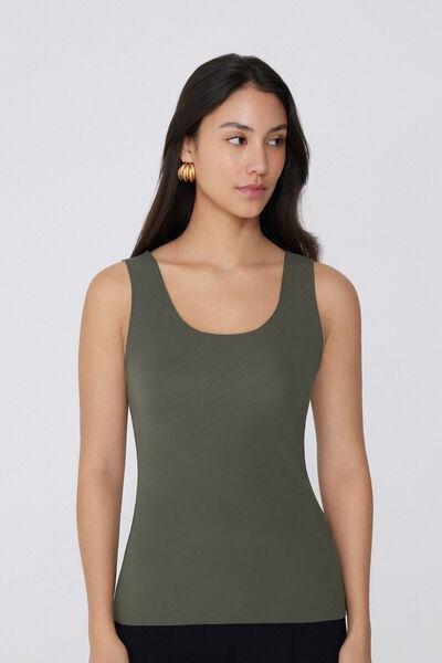 Green Laser-Cut Camisole, , large image number 0
