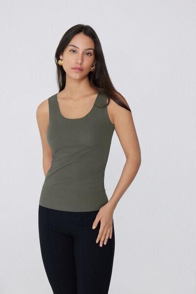 Green Laser-Cut Camisole, , large image number 1