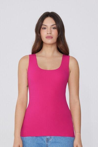 Pink Laser-Cut Camisole, , large image number 0