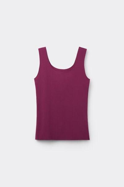 BORDEAUX Laser-Cut Organic Cotton Camisole, 5701_719Y, large image number 4