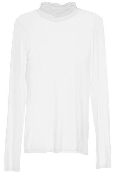 WHITE High Neck Shirt, , large image number 5