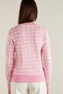 Tezenis - PINK CHECK Long-Sleeved Pattern Cotton Cardigan