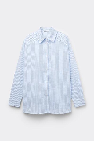 Blue Super Light Long Sleeve Shirt, , large image number 4