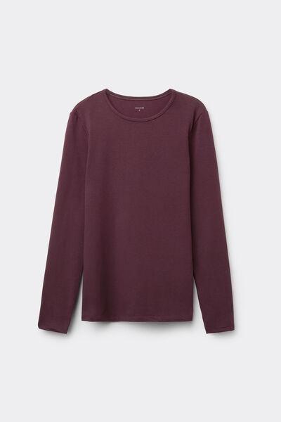 Red Rounded Neck Top, , large image number 4