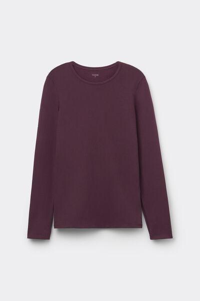 Violet Long-Sleeved Thermal Modal Top, 5701_919Y, large image number 0