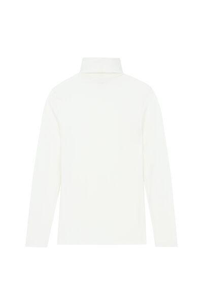 White Polo Neck Top, , large image number 5