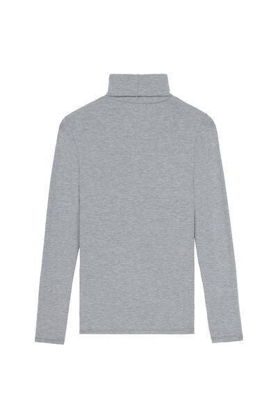 Grey Polo Neck Top, , large image number 5