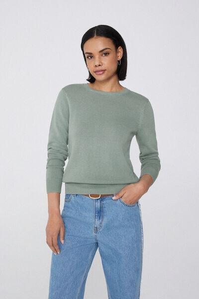 Grey Fully Fashioned Sweater, , large image number 0