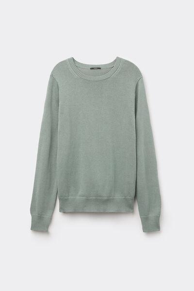 Grey Fully Fashioned Sweater, , large image number 3