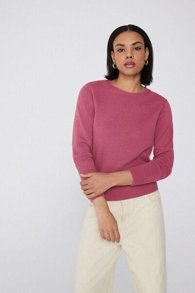 Pink Fully Fashioned Sweater, , large image number 1