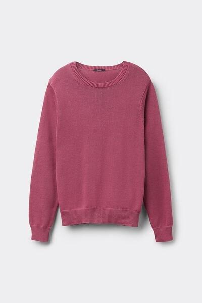 Pink Fully Fashioned Sweater, , large image number 4
