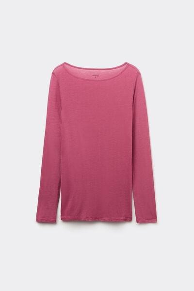 Pink Boat Neck Top, , large image number 4