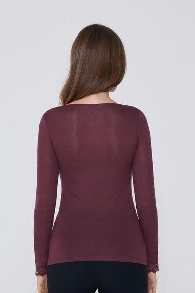 Maroon Long-Sleeved Top, , large image number 2