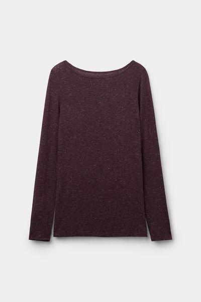 Violet Long-Sleeve Merino Wool Top, 5701_920Y, large image number 4