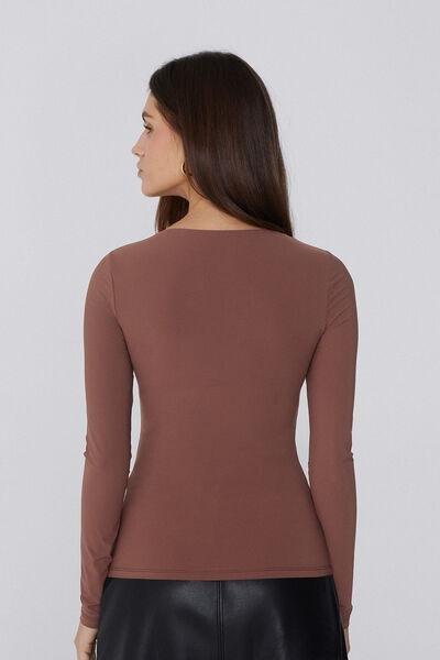 Caramel 2 In 1 Natural Lifting Long Sleeve Top, 5701_304Y, large image number 2