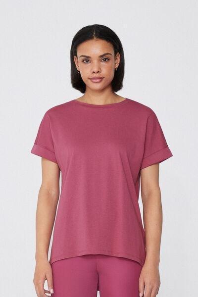 Pink Kimono Turn-Up T-Shirt, , large image number 0