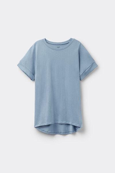 Blue Kimono Turn-Up T-Shirt, , large image number 4