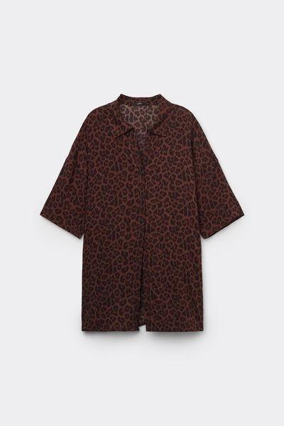 Multicolour Short Sleeve Canvas Shirt, , large image number 4