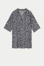 Tezenis - Grey Dappled Print Short Sleeve Canvas Shirt