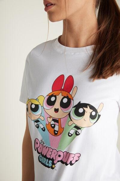 White Powerpuff Girls Cotton T-Shirt, , large image number 3