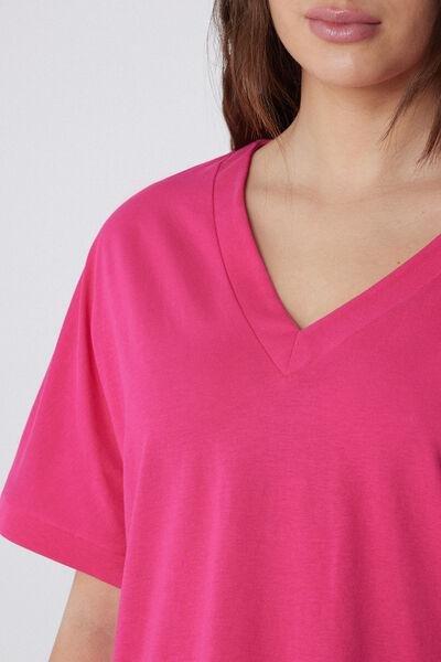 Pink V-Neck T-Shirt, , large image number 3