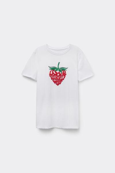 White Round Neck Top, , large image number 4