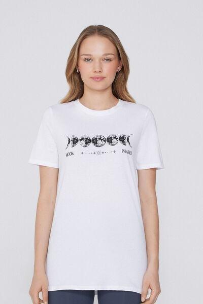 BIANCO ST.MOONPHASES Printed Cotton T-Shirt, , large image number 0
