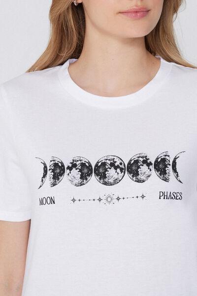 BIANCO ST.MOONPHASES Printed Cotton T-Shirt, , large image number 3