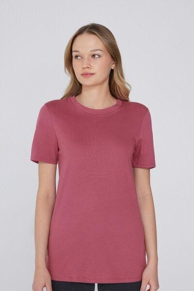 Pink Crew Neck T-Shirt, , large image number 0