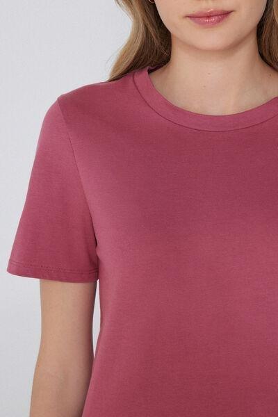 Pink Crew Neck T-Shirt, , large image number 3