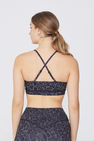 Multicolour Padded Short Sport Top, , large image number 2