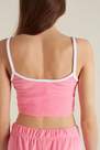 Tezenis - Pink Short Terry Towel Vest Top With Piping
