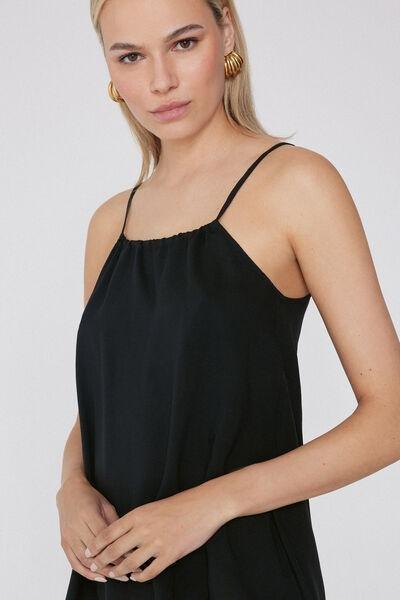 Black U-Neck Tank Top, , large image number 3