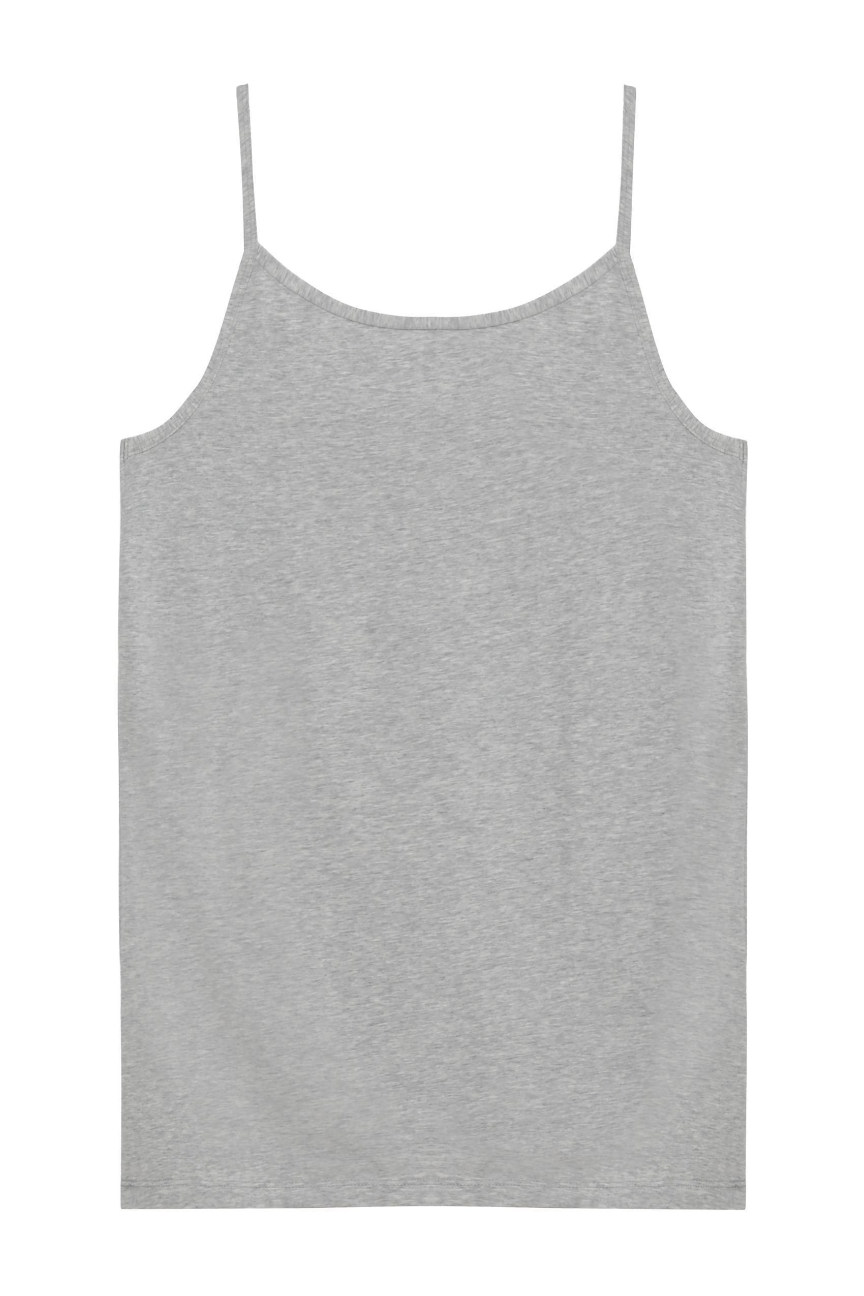 Grey Round-Neck Tank Top, , large image number 5