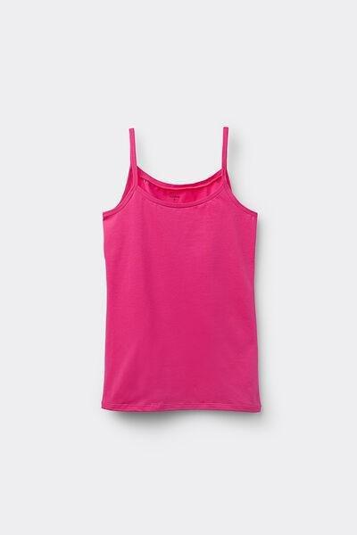 Pink Round-Neck Vest Top, , large image number 4