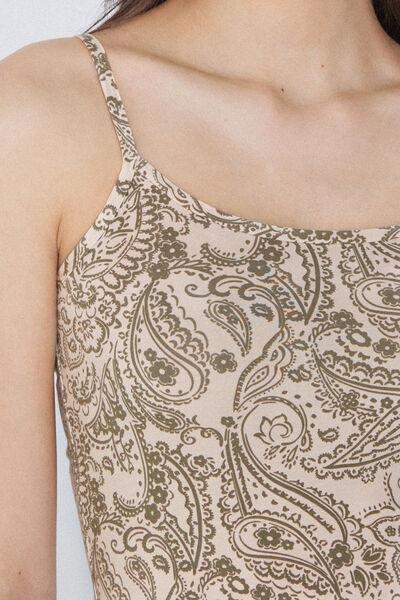 Ecru Round-Neck Camisole, , large image number 3