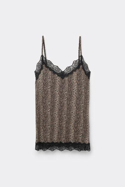 STAMPA MACU MICRO V-Neck Camisole with Lace Insert, , large image number 4